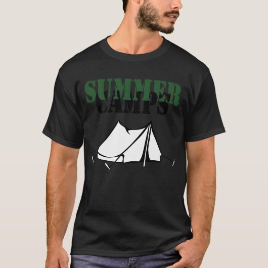 Summer camps friends tシャツ (正面)