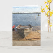 SUMMER CARD: Lake Harriet, "Boat & Coule"_カード カード (黄色い花)