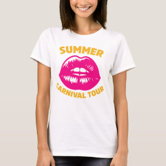Summer Carnival Tour Colorful Festival Vibes Tシャツ