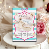 Summer Chic 'A New Chapter Awaits' Bridal Shower 招待状