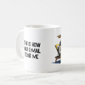 Summer chill vibes Sloth コーヒーマグカップ (正面左)