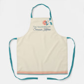 Summer Citrus & Floral Coastal Kitchen Design エプロン (正面)