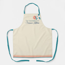 Summer Citrus & Floral Coastal Kitchen Design エプロン