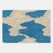 Summer, Clouds and Ripples ラッピングペーパーシート (正面2)
