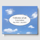 Summer Clouds In Sky for Memorial Service  ゲストブック (正面)