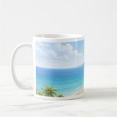 Summer Coastal Landscape Mug コーヒーマグカップ (左)