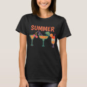 Summer Cocktails Tシャツ (正面)