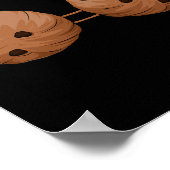 Summer Coconut Bra Halloween Costume Hawaii Aloha ポスター (角)