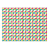 SUMMER COLORS | モザイクタイル柄 | 幾何学模様 テーブルクロス (正面(横))