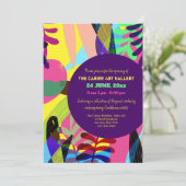 Summer Colors Art Galleryオープニングアナウンス 招待状 (スタンド正面)