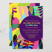 Summer Colors Art Galleryオープニングアナウンス 招待状 (正面/裏面)