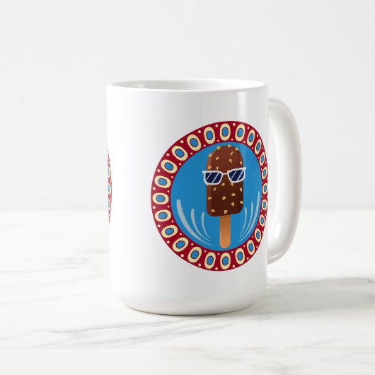 summer cool コーヒーマグカップ (正面右)