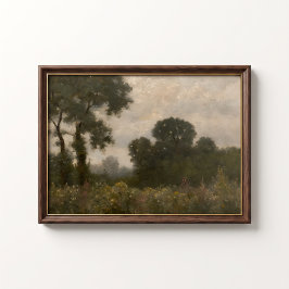 Summer Cottage Garden Wall Poster ポスター