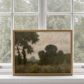 Summer Cottage Garden Wall Poster ポスター