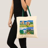 Summer Countryside Nature トートバッグ (正面(商品))