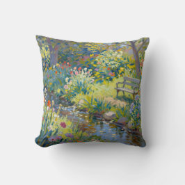 Summer Creek Flowers  クッション