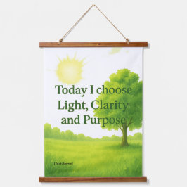 Summer Day Motivational Tapestry – Light/Clarity  吊り下げ型タペストリー
