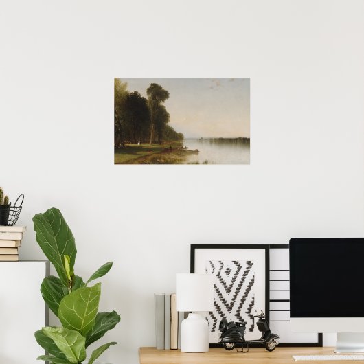 Summer Day on Conesus Lake ポスター (ホームオフィス)