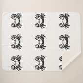 Summer design Blanket  シェルパブランケット (正面(横))