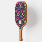 Summer Ditsy Floral Monogrammed Pickleball Paddle ピックルボールラケット (左)