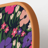 Summer Ditsy Floral Monogrammed Pickleball Paddle ピックルボールラケット (左詳細)