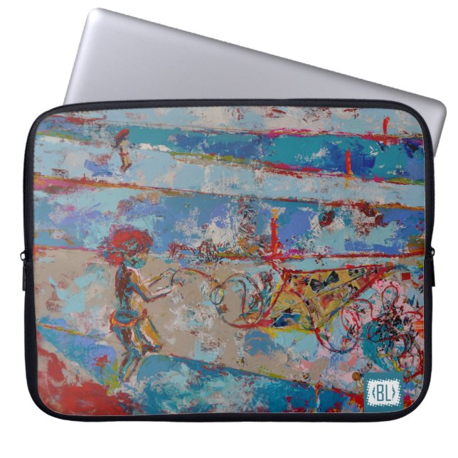 "SUMMER DREAM" LAPTOP padded case ラップトップスリーブ (正面)