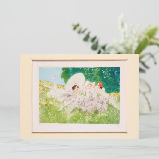 Summer Dreams, 1934 by Louis Icart シーズンカード (スタンド正面)