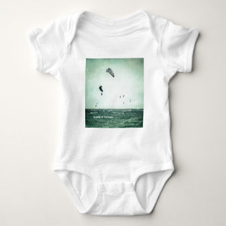 Summer dreams. Kite surf ベビーボディスーツ