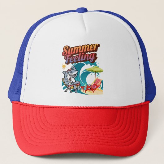 "Summer Feeling" キャップ (正面)