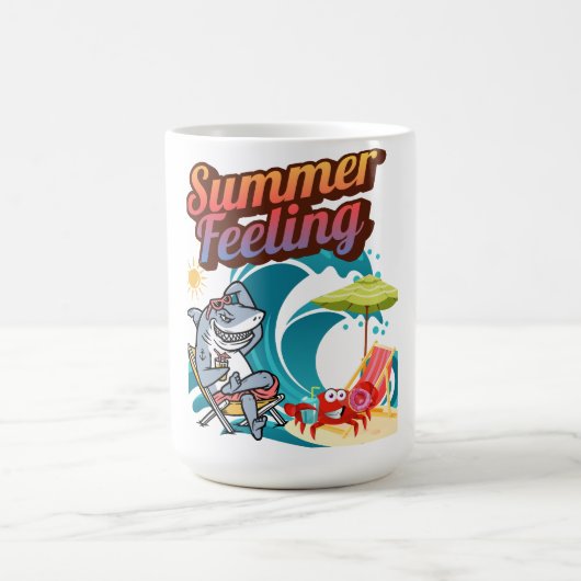 "Summer Feeling"  コーヒーマグカップ (中央)