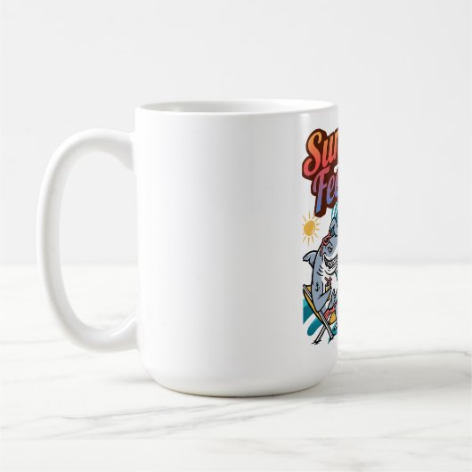 "Summer Feeling"  コーヒーマグカップ (左)