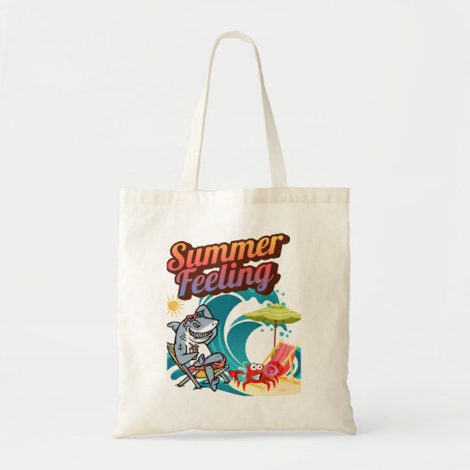 "Summer Feeling"  トートバッグ (正面)