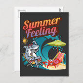 "Summer Feeling"  ポストカード (正面/裏面)