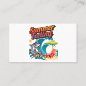 "Summer Feeling"  名刺 (裏面)