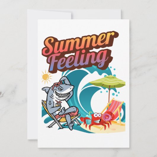 "Summer Feeling"  招待状 (裏面)