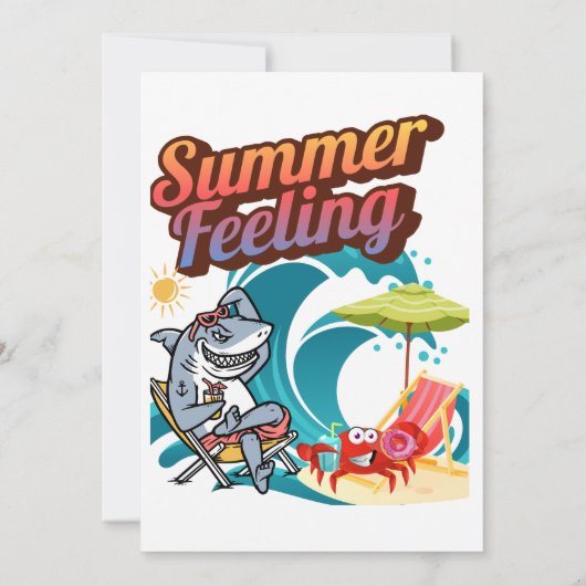 "Summer Feeling"  Einladung 招待状 (裏面)