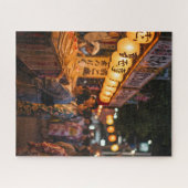 Summer Festival Glow – Japanese Night Market Puzzl ジグソーパズル (横)