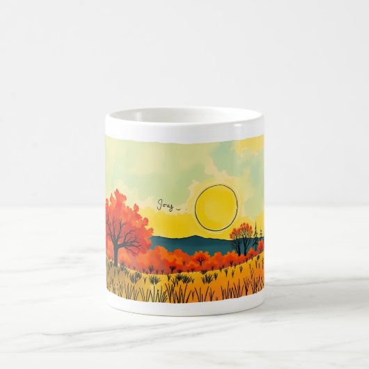 summer fields コーヒーマグカップ (中央)