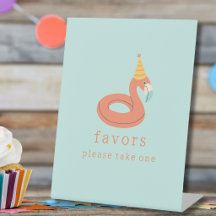 summer flamingo popsicle kids birthday pool party