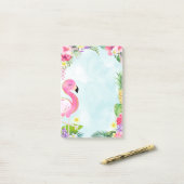 Summer Flamingo Post it Note Pad ポストイット (デスク上)