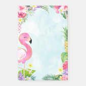 Summer Flamingo Post it Note Pad ポストイット (正面)