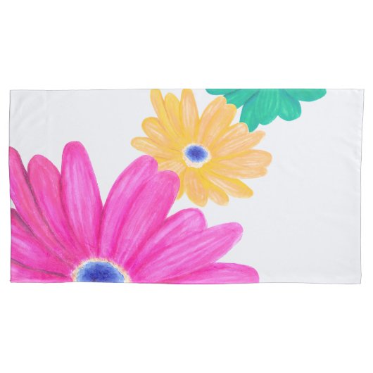 Summer Floral 枕カバー (正面左)