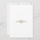 Summer Floral Garden Wedding 招待状 (裏面)