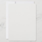 Summer Floral Wedding Invitations - Floral Design 招待状 (裏面)