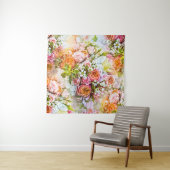 Summer flower background, bouquets of flowers タペストリー (インサイチュ)