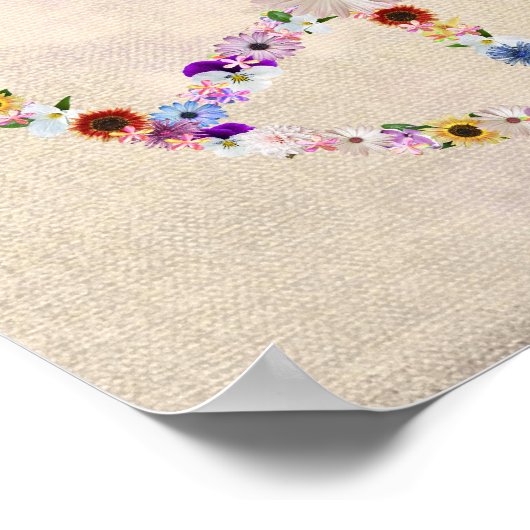 Summer Flower Power ポスター (角)