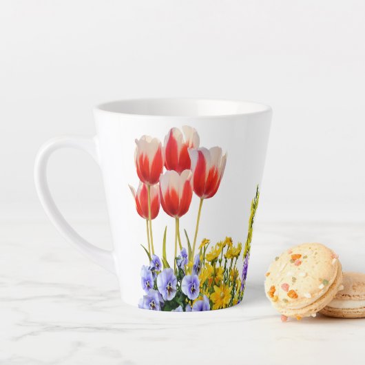 Summer Flowers カフェラテマグ (インサイチュ)
