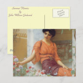 Summer Flowers by John William Godward ポストカード (正面/裏面)