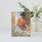 Summer Flowers by John William Godward ポストカード (スタンド正面)