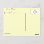 Summer Flowers by John William Godward ポストカード (裏面)